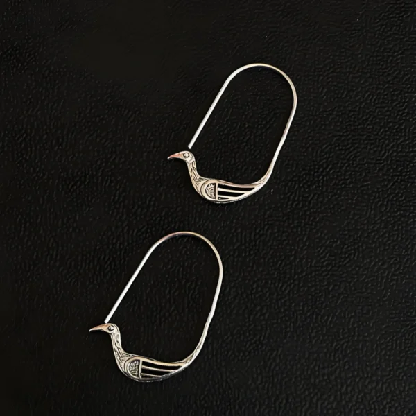 Intriguing Earrings in Silver