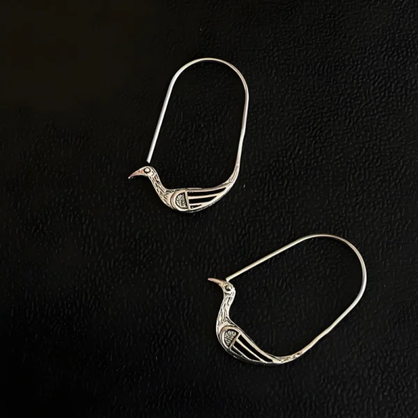 Intriguing Earrings in Silver