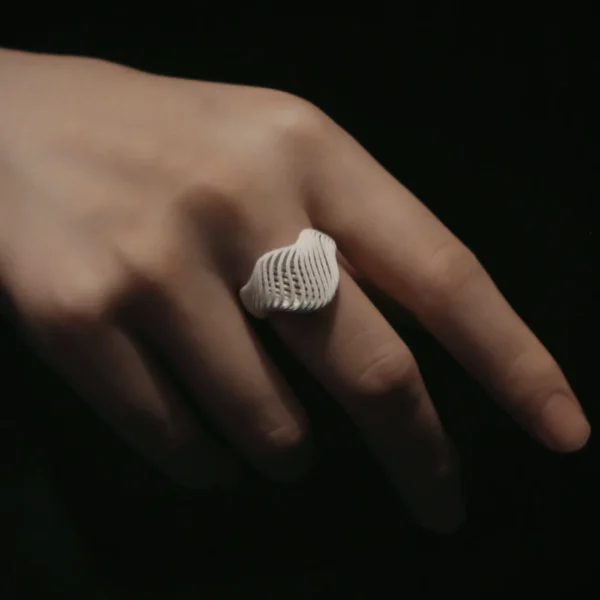 Golden Heart Ring from Five Elements Collection