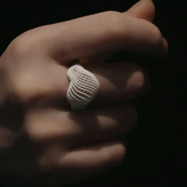 Golden Heart Ring from Five Elements Collection